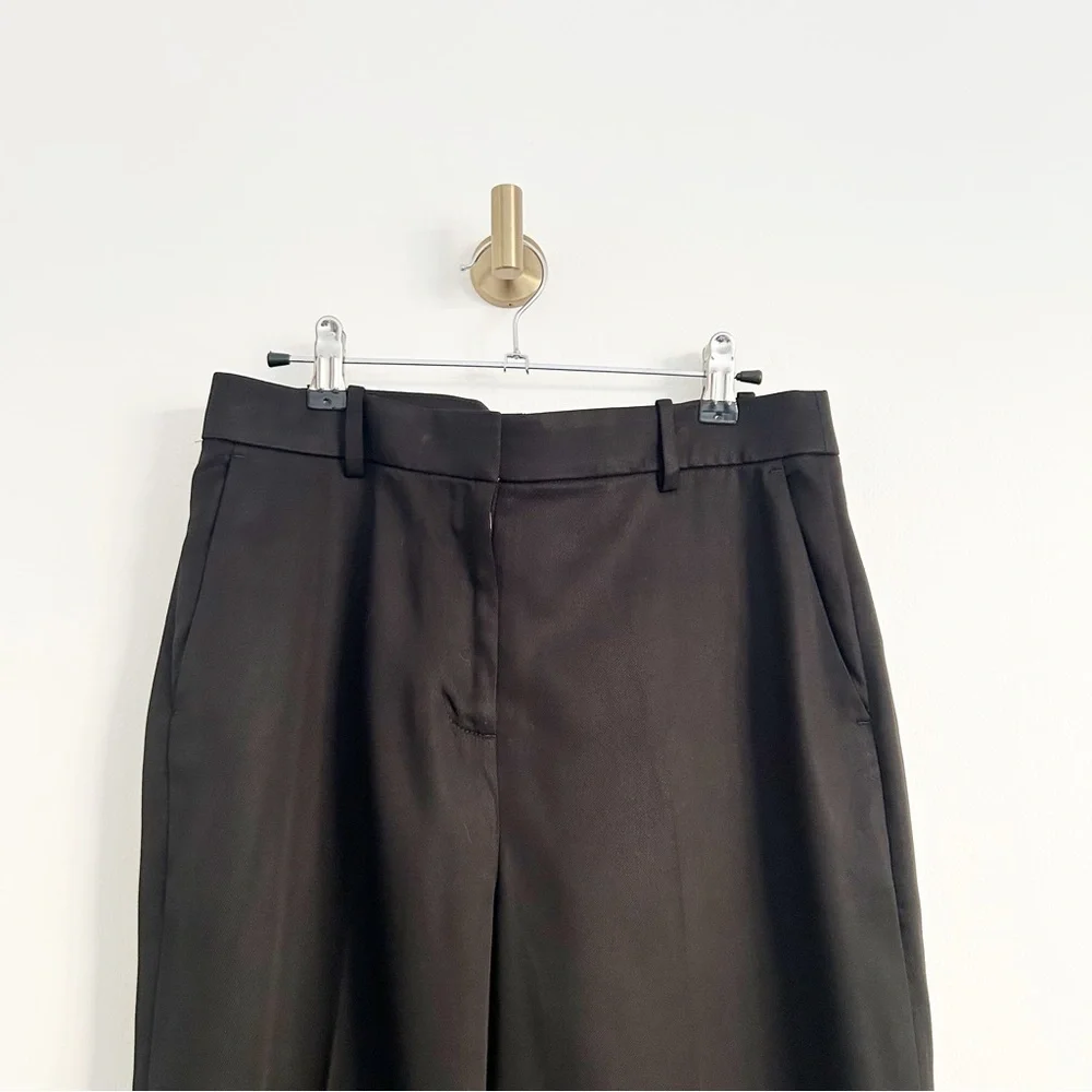 J. Crew Ingrid Pant in Black Gramercy Twill 100% Lyocell Size 6 - Picture 4 of 8